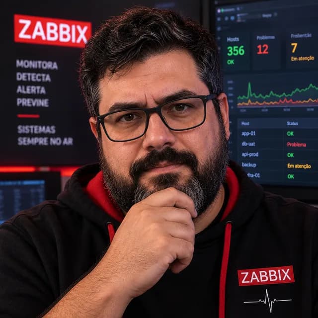 Jarbas Zabbix: Consulta e configura o monitoramento com confirmação e auditoria.
